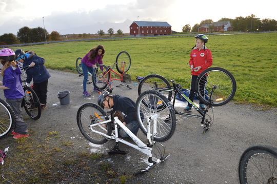 Fokus på sykkel på Herøy skole